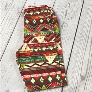 LuLaRoe Tween Christmas Leggings